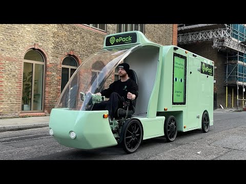 ePack: The Revolutionary Pedal-Powered Electric Delivery Truck