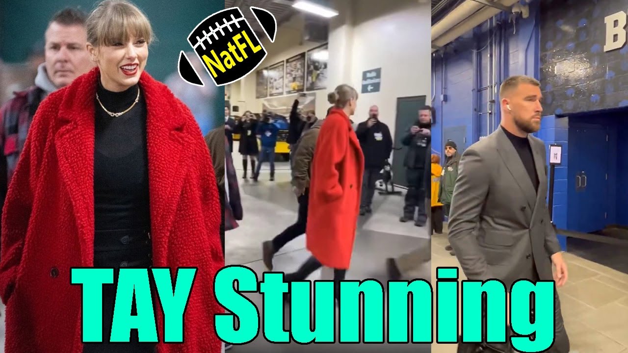 OMG! Taylor Swift looks Stunning waving to fans before cheering on Travis Kelce at Highmark Stadium
