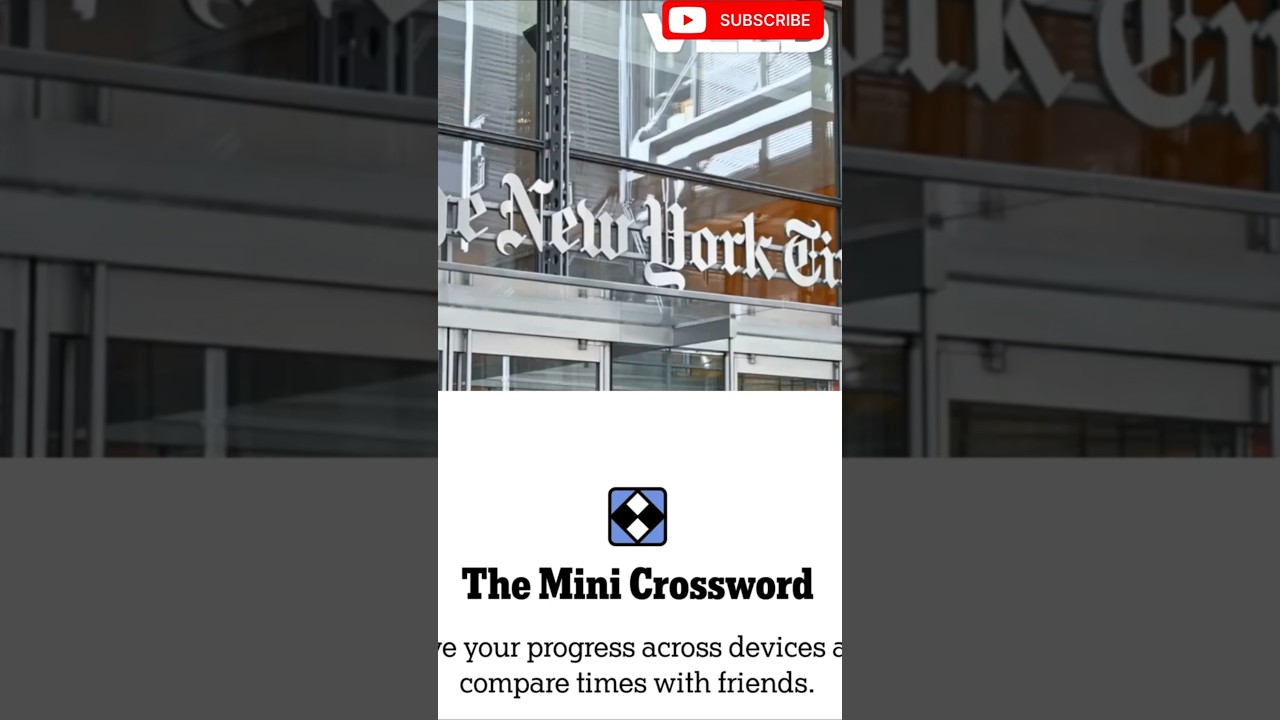 NYT Mini Crossword Answers, Hints for Monday, July 21, 2025 #facts #news#crosswordanswers