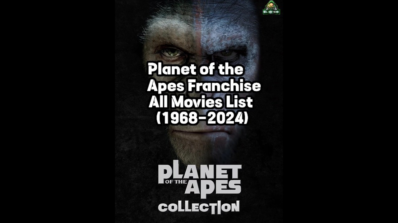 Planet of the Apes Franchise All Movies List (1968-2024) | #markwahlberg #jamesfranco