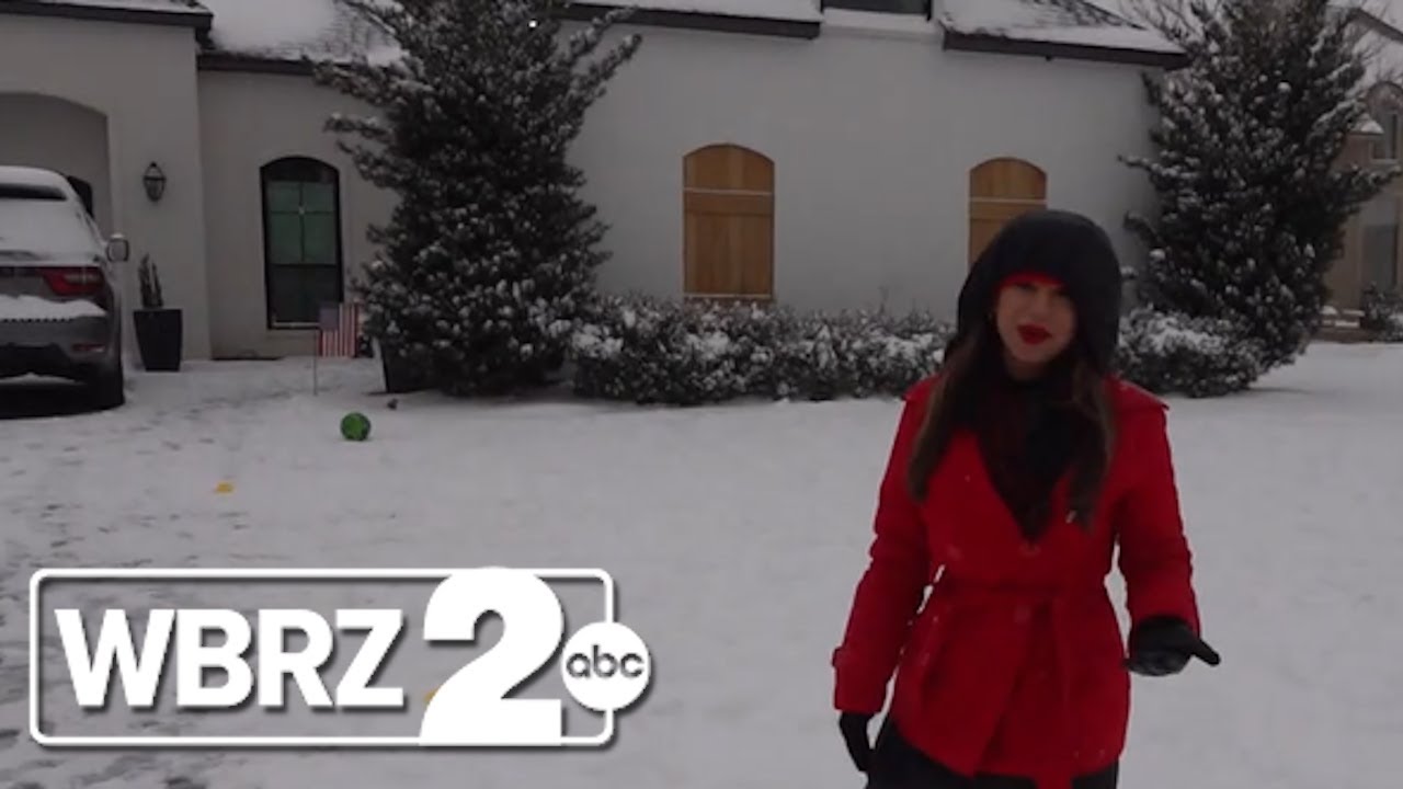 News 2's Falon Brown takes a snowy trip down memory lane in Prairieville