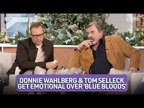 Donnie Wahlberg and Tom Selleck Get Emotional Over Final 'Blue Bloods' Dinner Scene