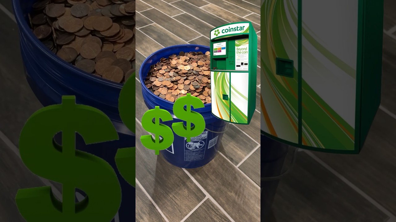 Taking 150 Pounds Of Pennies To The Coin Star! #coins #coinrollhunting #coincollecting #coinstar