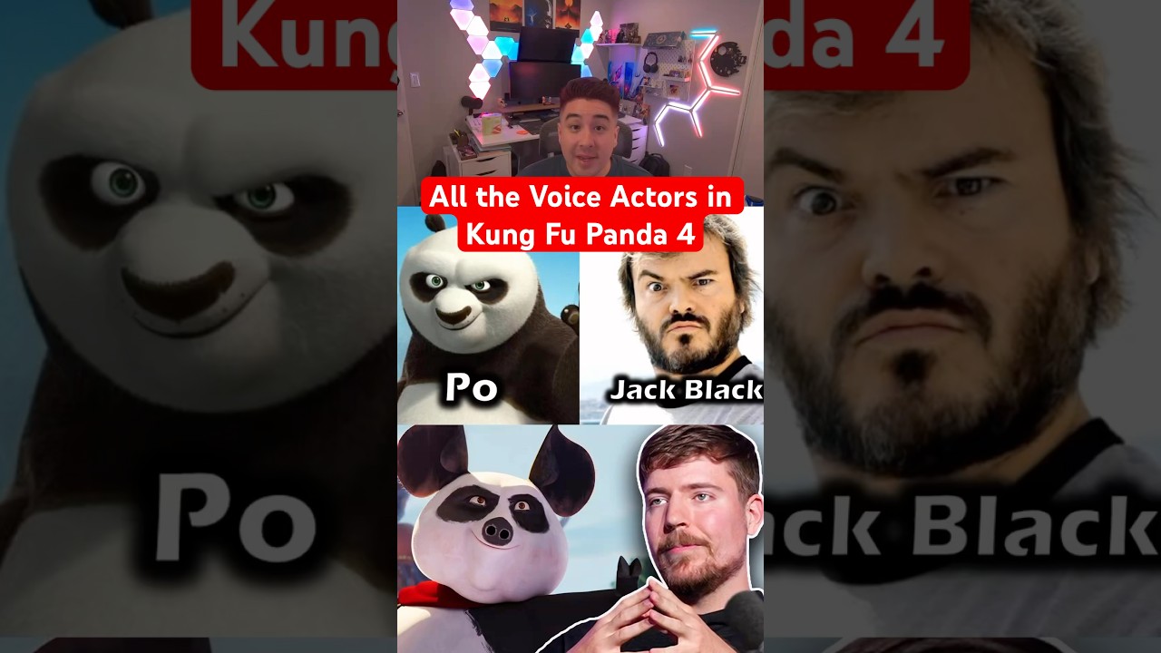 Behind the Voice Actors in Kung Fu Panda 4