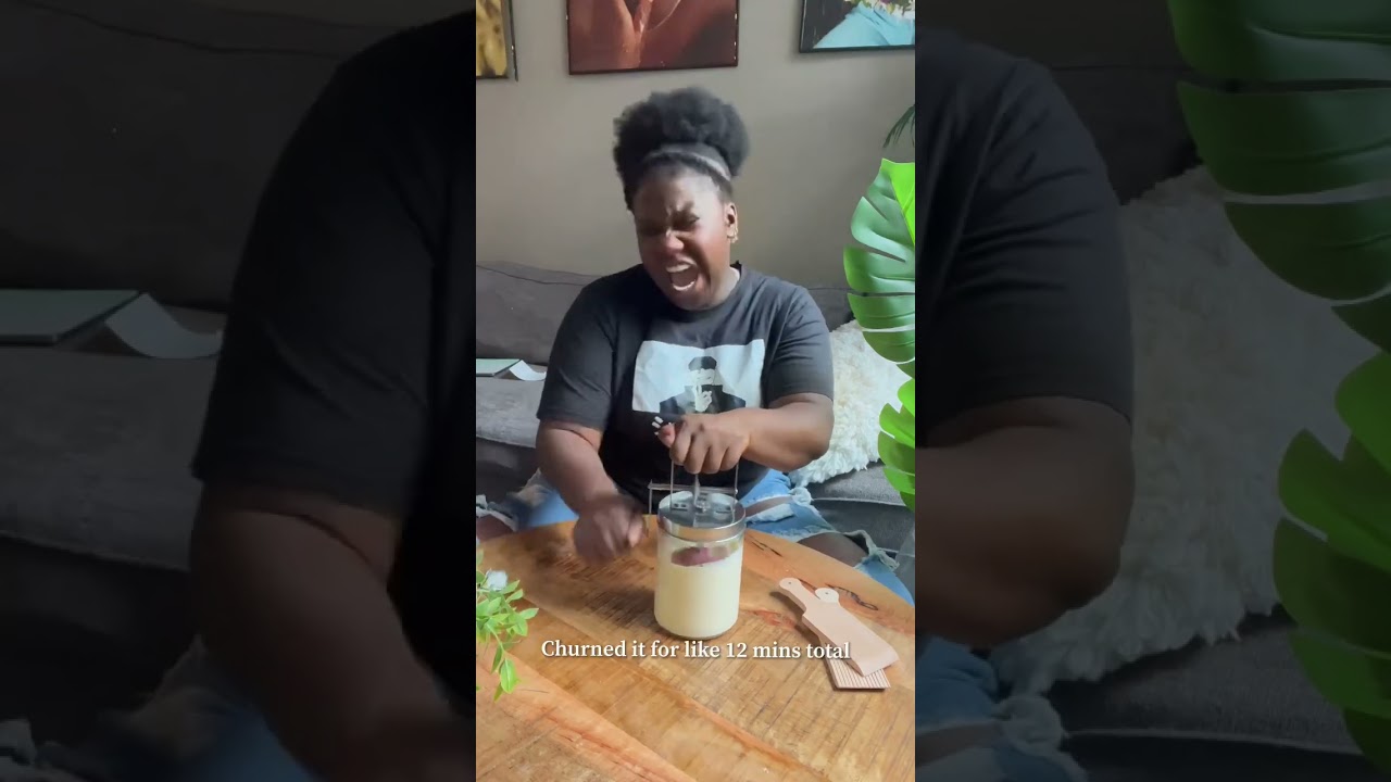 I bought a butter churner and it is spectacular