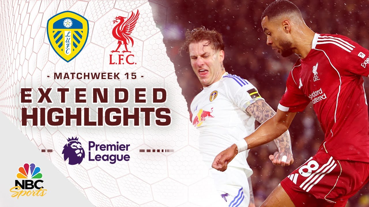 Leeds United v. Liverpool | PREMIER LEAGUE HIGHLIGHTS | 12/6/2025 | NBC Sports