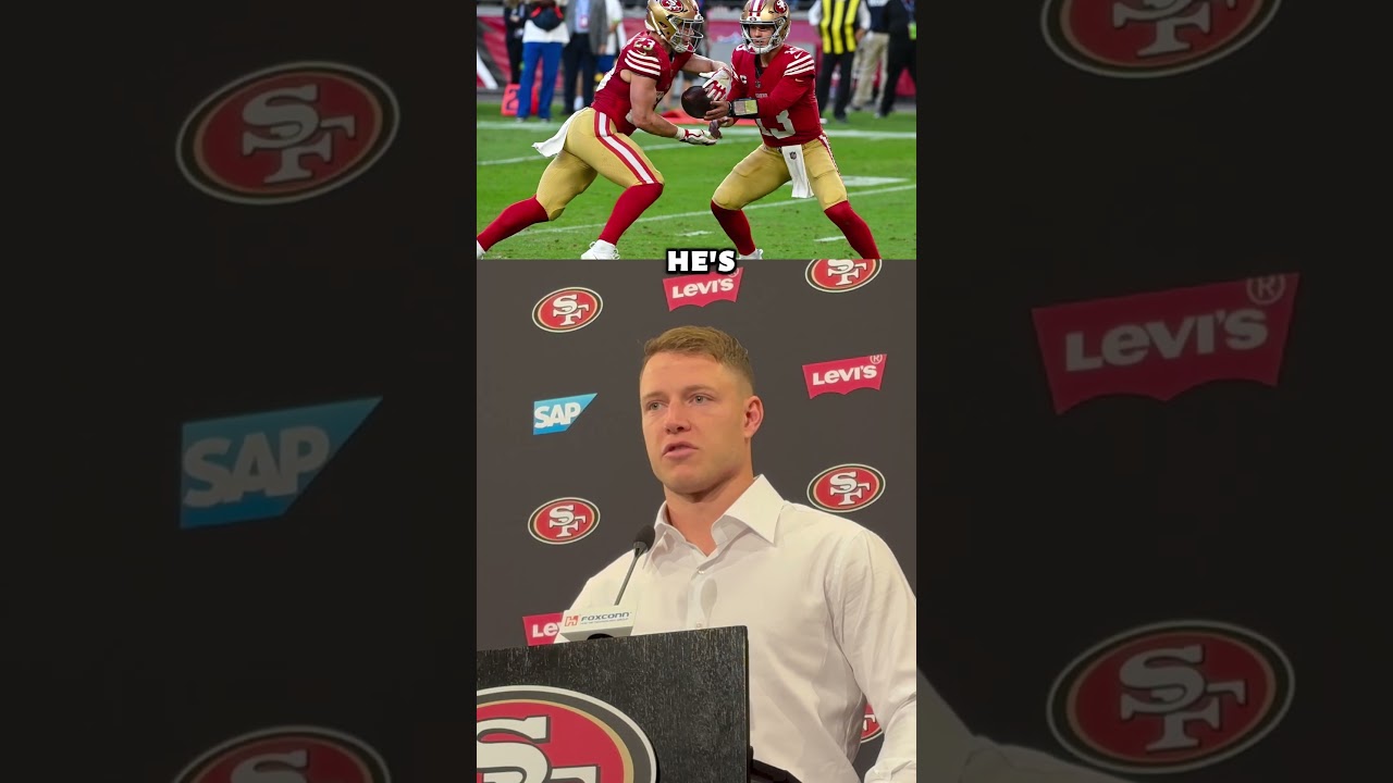 Christian McCaffrey on Brock Purdy - 49ers