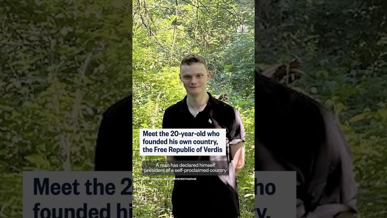 Meet the 20-year-old who founded his own country, the Free Republic of Verdis