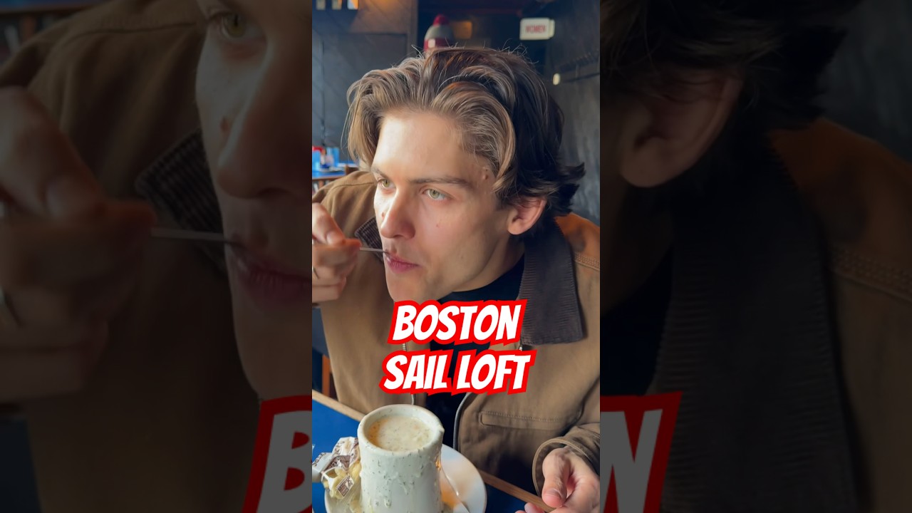 The best clam chowder in Boston!     Boston Sail Loft