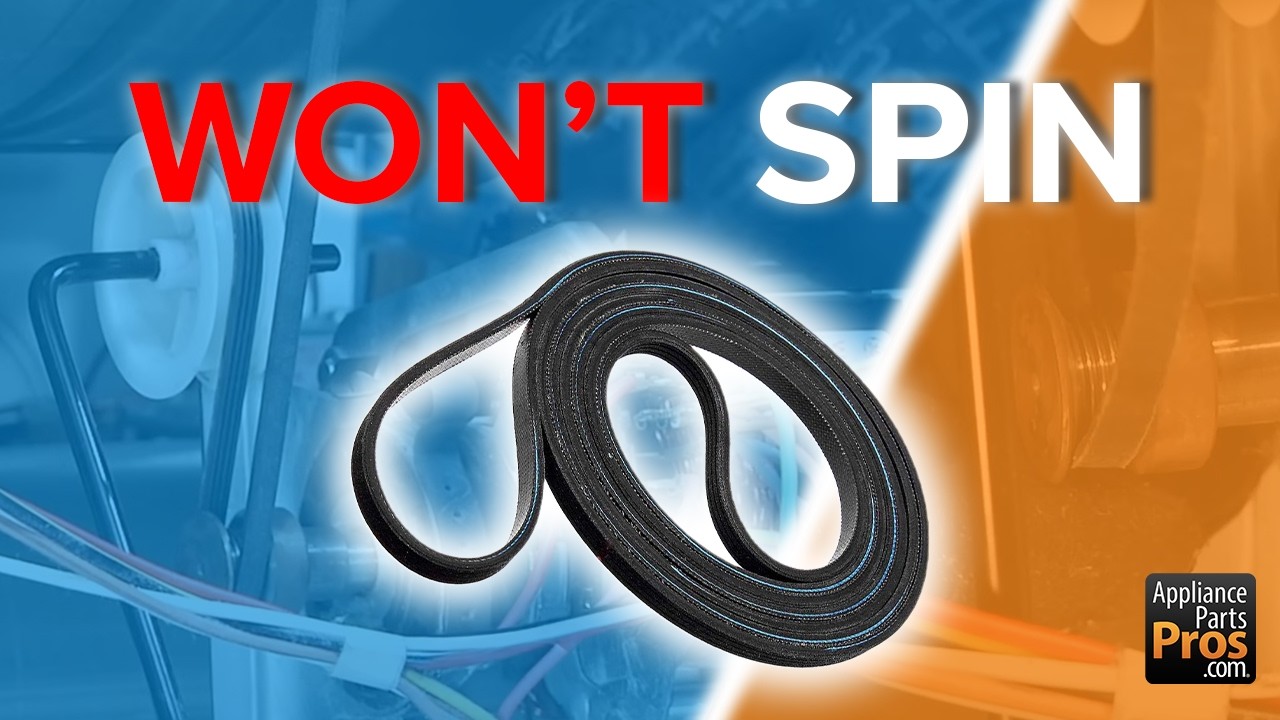 How To: GE Dryer Drive Belt WE12M29