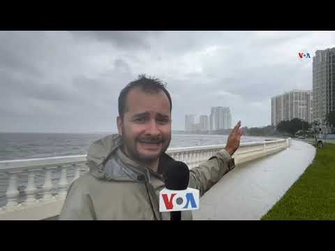 El huracán Idalia sigue su curso hacia el norte de Florida, tras tocar tierra en Tampa