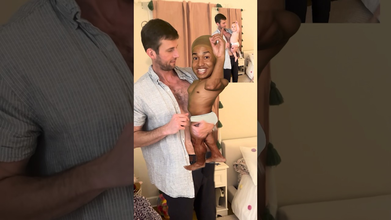 THAT BABY IS TOO CONSCIOUS OMG 😂😂😂😂