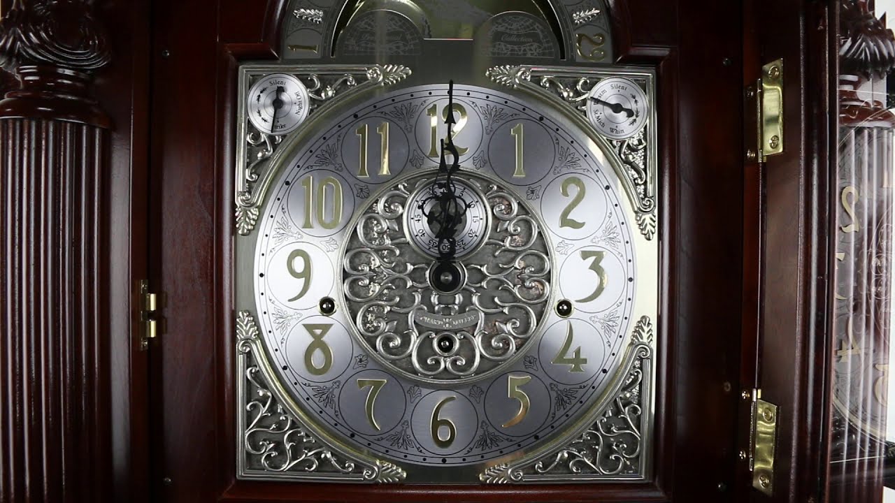 Howard Miller Vintage Cherry Tall Case Presidential Grandfather Clock