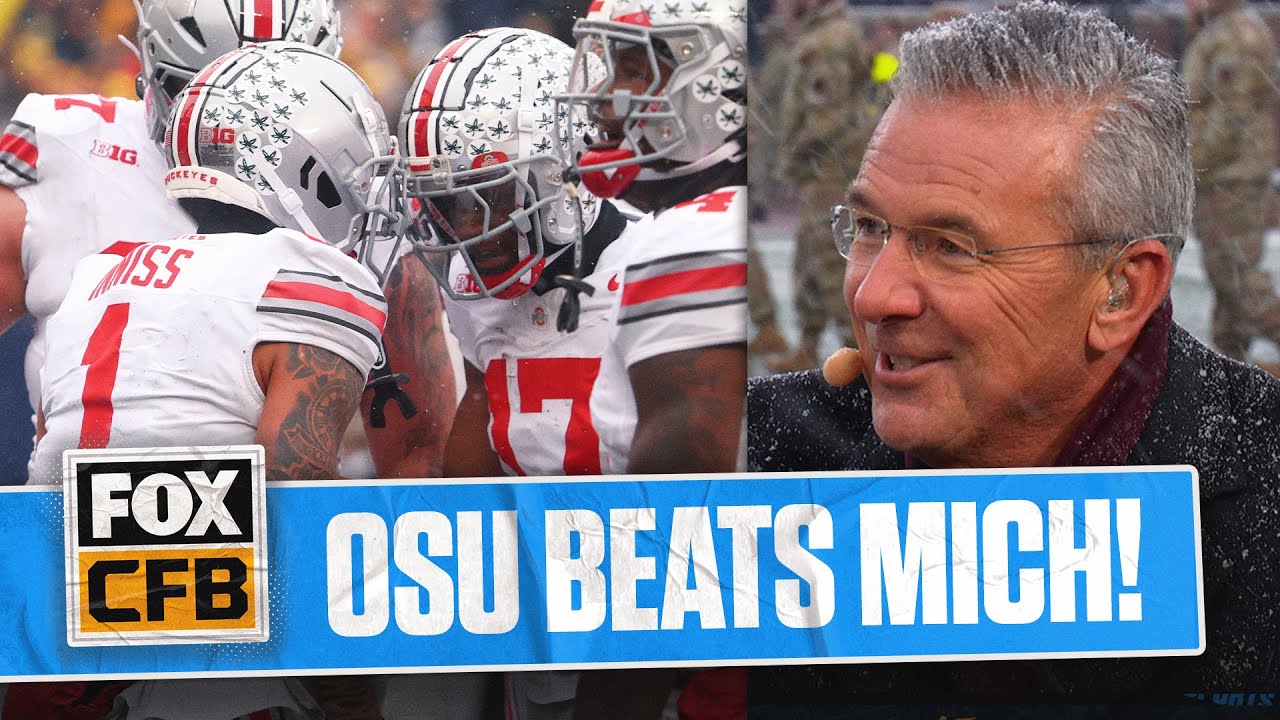 'Far SUPERIOR Team' 😤 Urban Meyer reacts to Ohio State's DOMINANT Win vs. Michigan