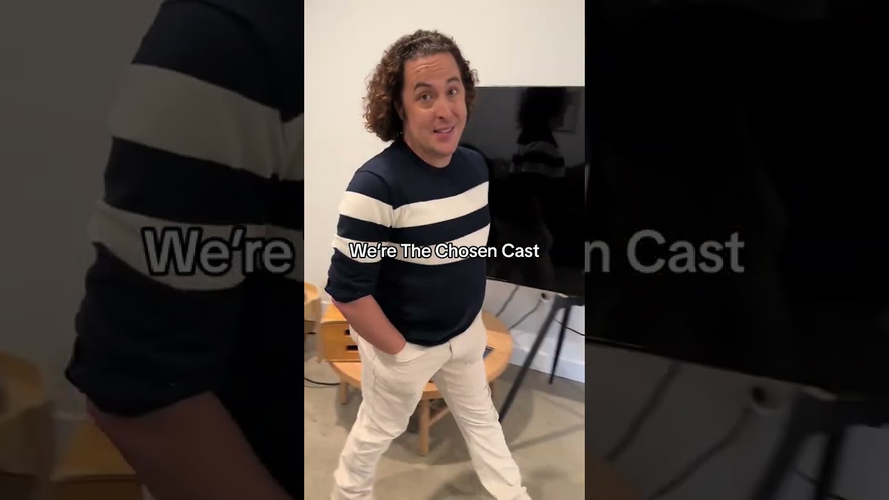 We’re The Chosen social media team, of course we made our cast do this video.