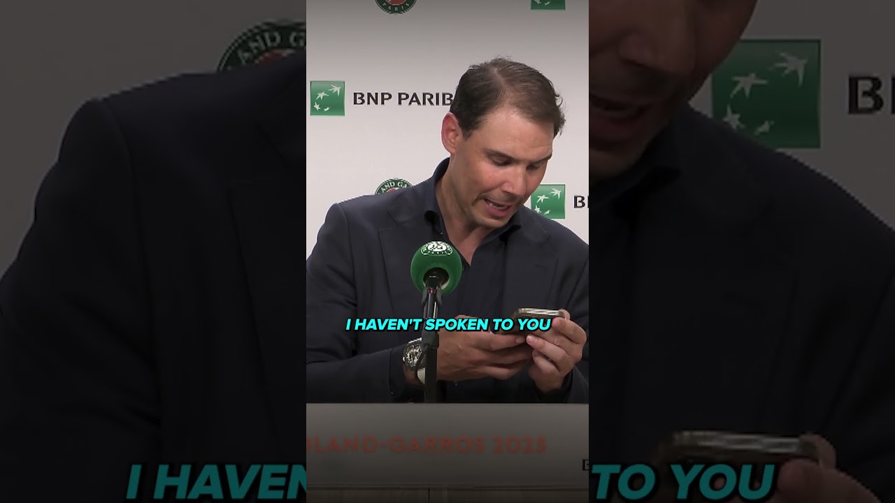 Rafa Nadal shares the text Andy Murray sent him after Arsenal eliminated Real Madrid from the UCL 😅