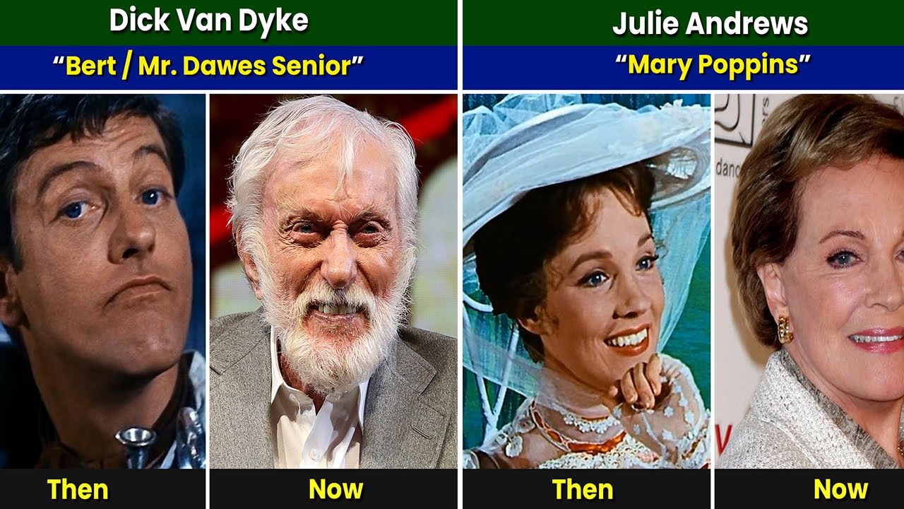 Mary Poppins (1964) Cast Then and Now 2025