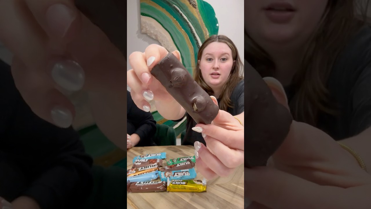 🌟FOOD REVIEW🌟 BUILT PROTEIN BARS PART 1🌟 RATING 1-10🌟#foodreview #builtbars #mukbang #shorts