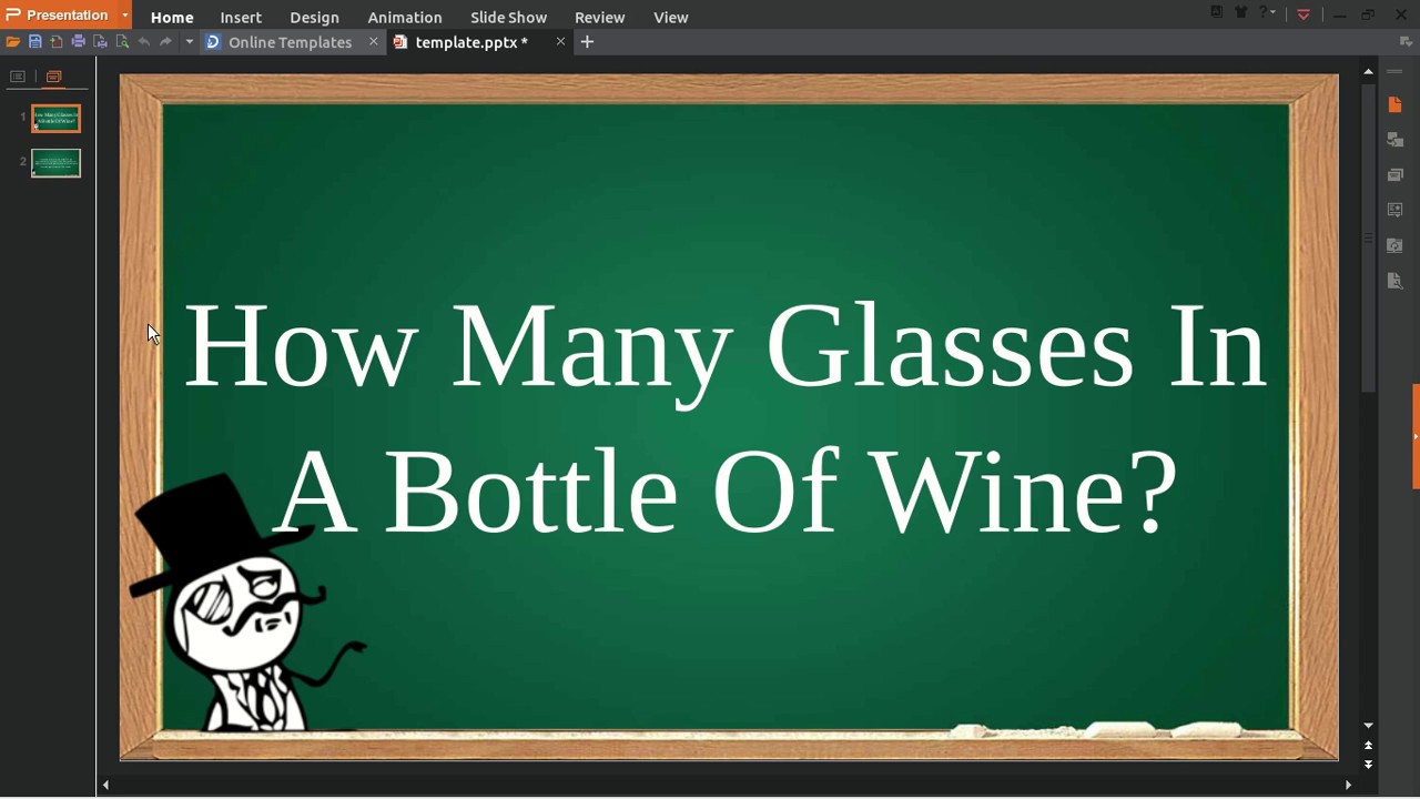 How Many Glasses In A Bottle Of Wine