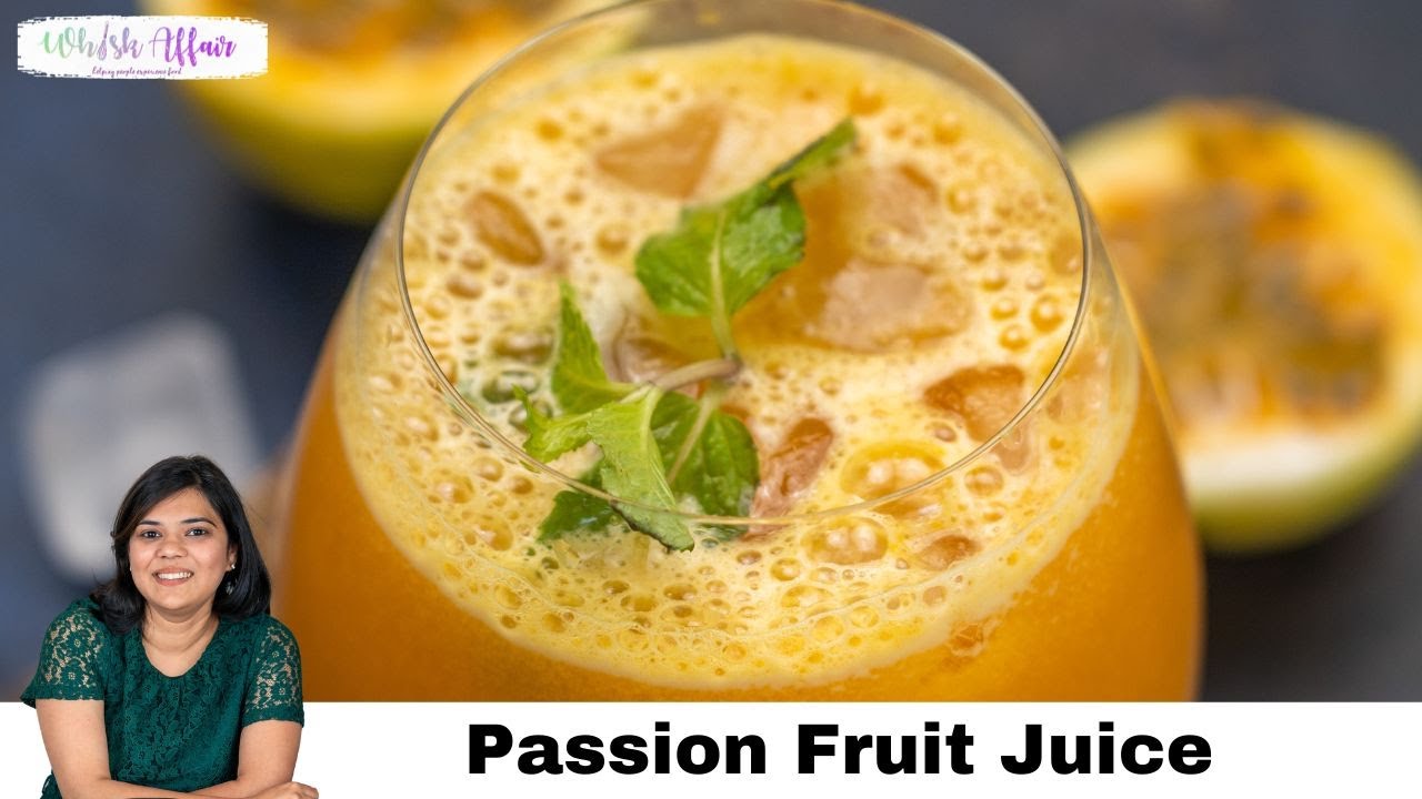 Homemade Passion Fruit Juice Recipe