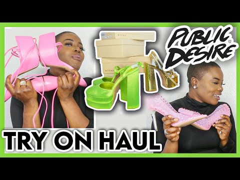 Public Desire Try On Shoe Haul! 😍😍😍😍 LOVE LOVE LOVE them all! 🤣