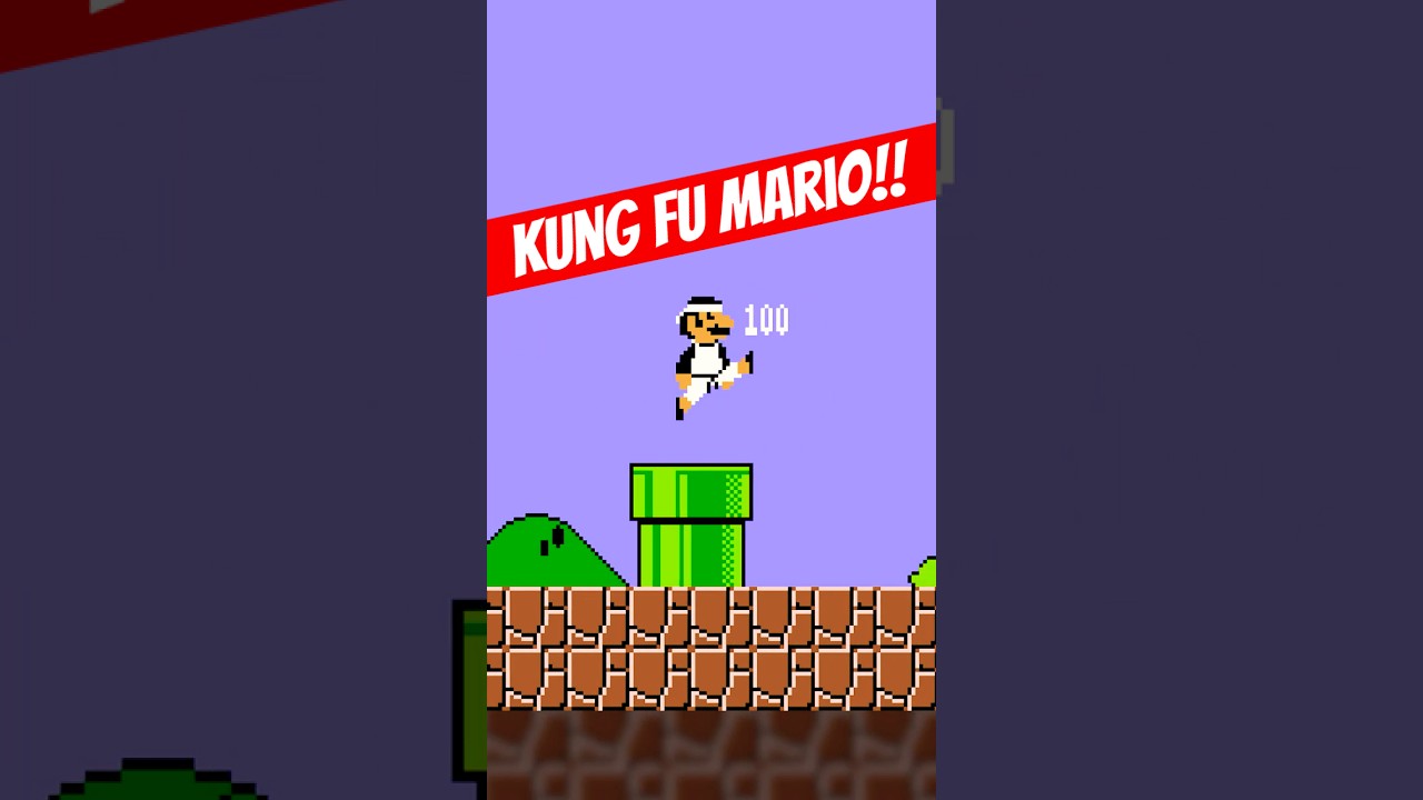 KUNG FU Mario in Super Mario Bros. (NES)!! (ft. 1980sGamer)