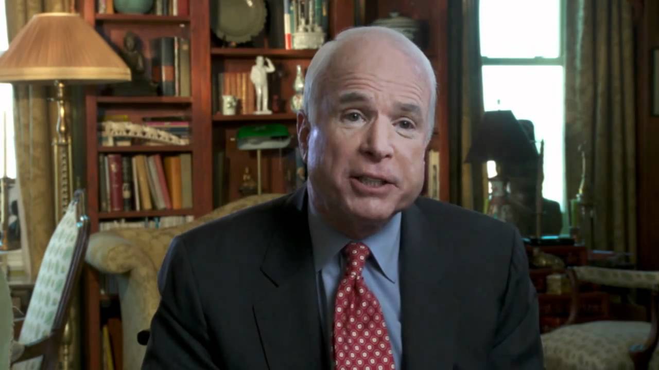 Senator John McCain addresses the WWE Universe