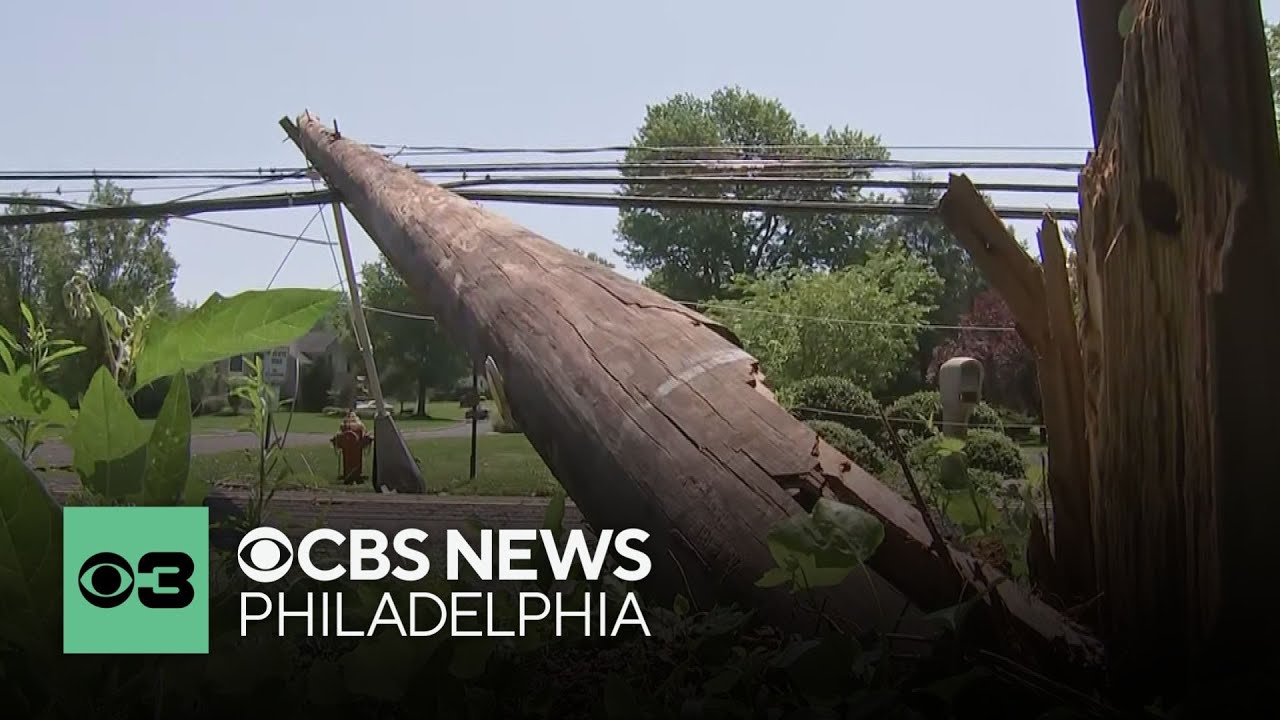 PECO outages down to about 50,000 after Thursday storms, full restoration may take days