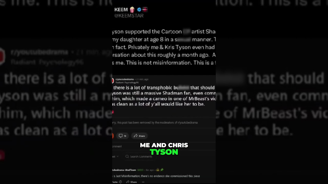 Shadman's Controversial Art : Kris Tysons Involvement #kristyson #mrbeast #scandal #commentary