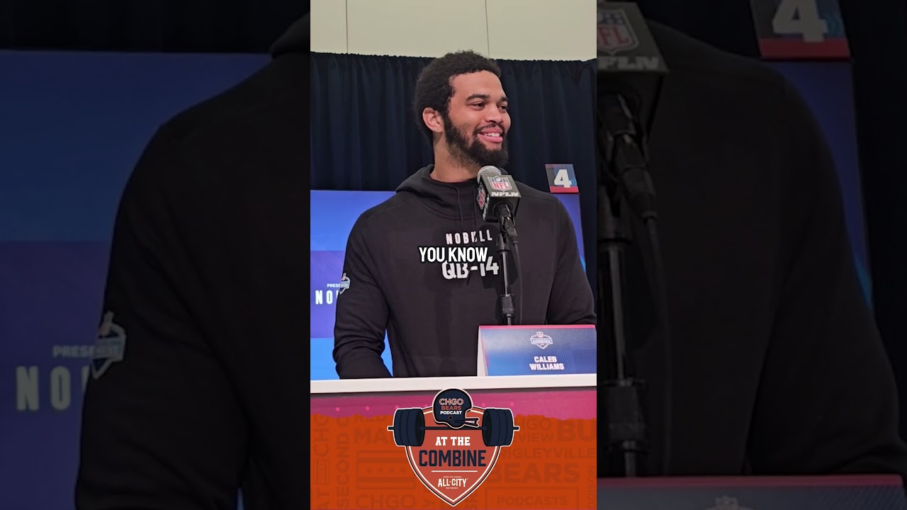 Caleb Williams responds to criticism about his size | CHGO Bears #nflcombine