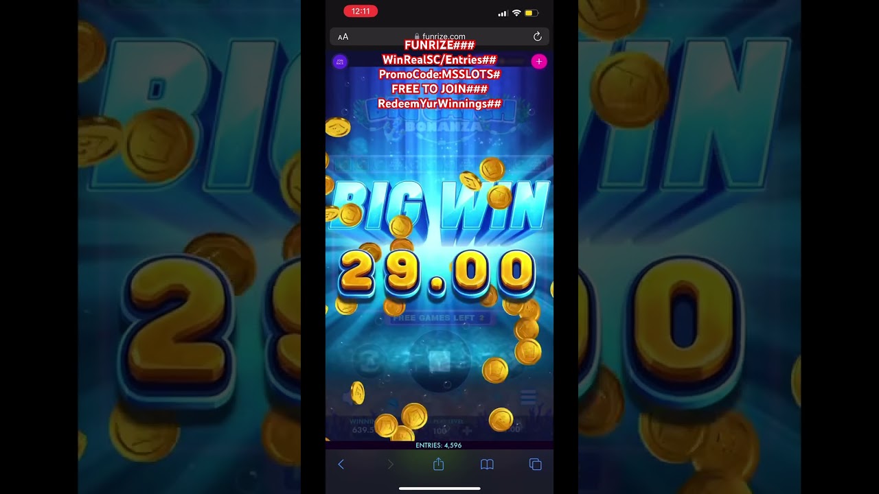 FUNRIZE###WinRealSC/Entries #funrise PromoCode:MSSLOTS###FREE TO JOIN##RedeemYurWinnings###