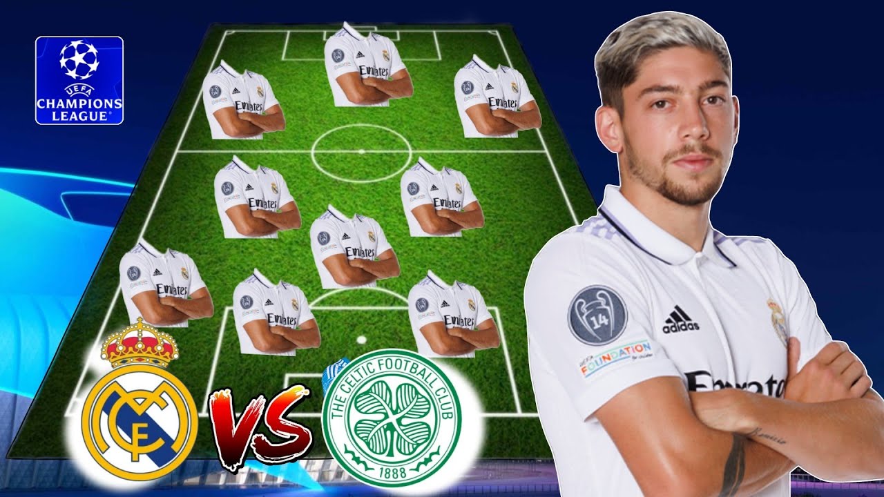 Real Madrid vs Celtic | Posible alineacion inicial - UCL 22/23 Champions League Groupe Stage 6