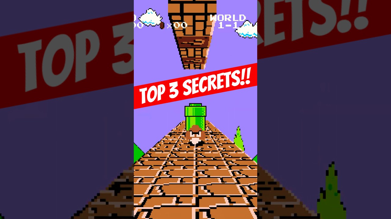 TOP 3 Super Mario Bros. (NES) Super Gaming Secrets of 2024!!
