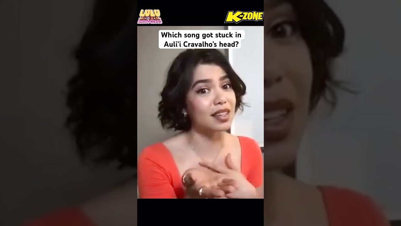 Which song got stuck in Auli’i Cravalho’s head? #luluisarhinoceros #moana
