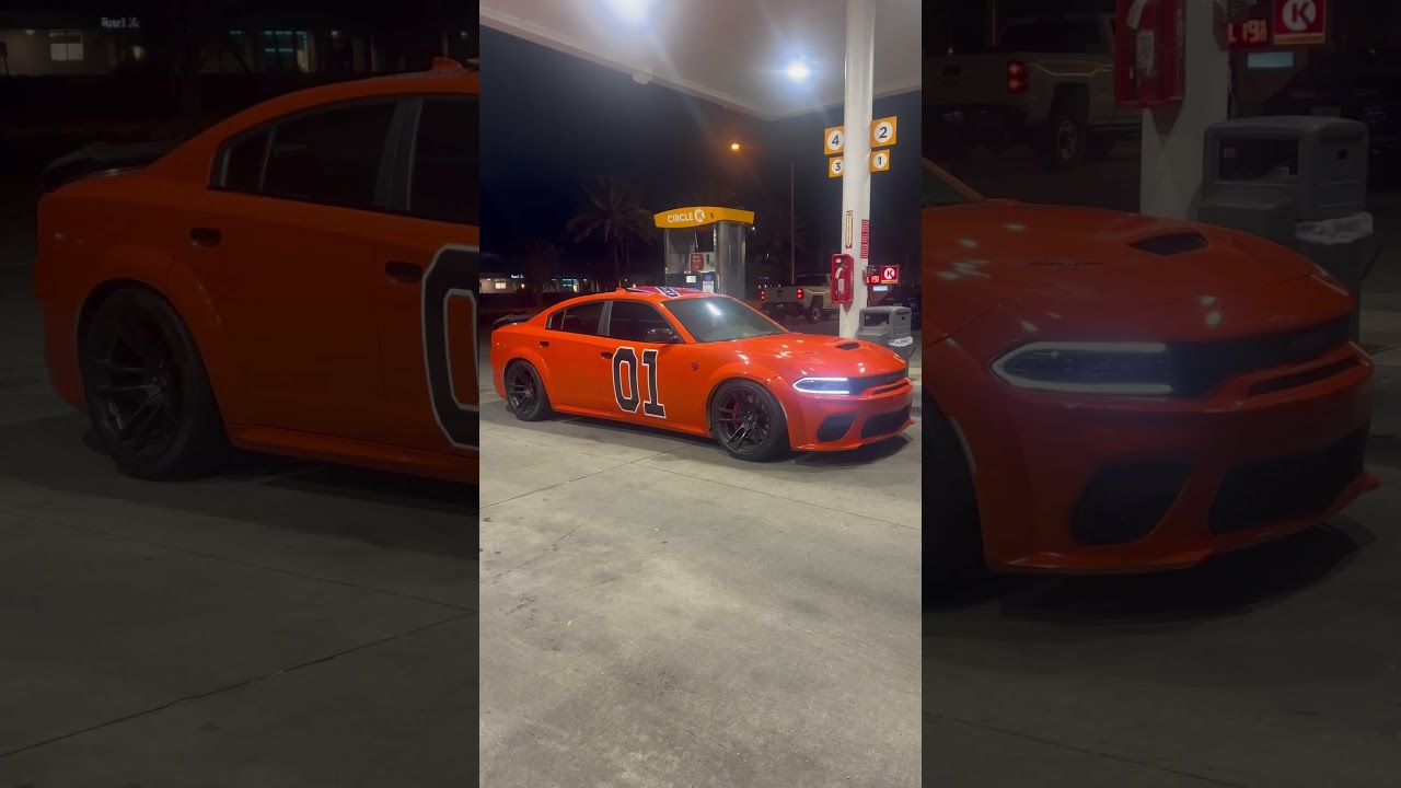 Widebody General Lee Hellcat Charger #generallee #hellcat #mopar #browardchaz