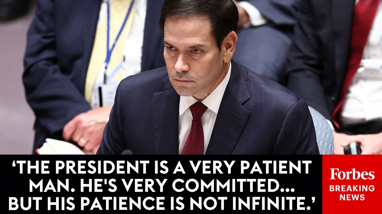 FULL REMARKS: Rubio Issues Clear Warning To Russia At The United Nations Security Council