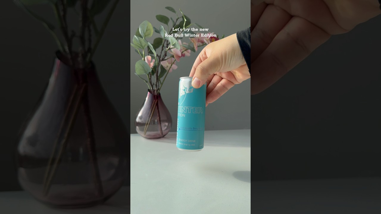 Trying The New Red Bull Winter Edition Iced Vanilla Berry Flavor