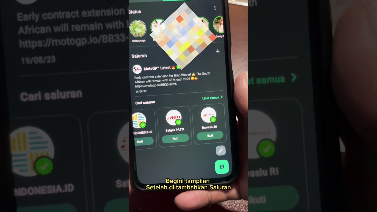 Fitur Saluran WhatsApp Waaah Apa Lagi nih #dimensiafif #whatsapp #saluran