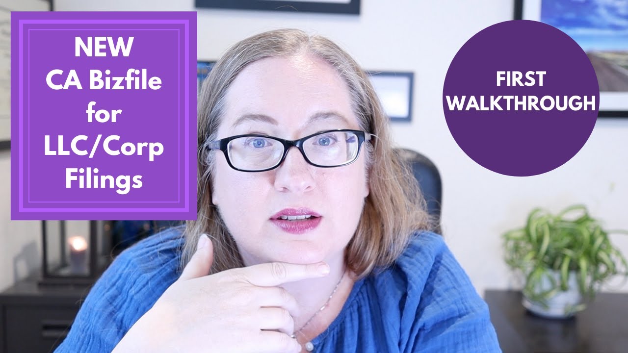First Look at CA New Online Filing System | Walkthrough of the NEW California Bizfile Online