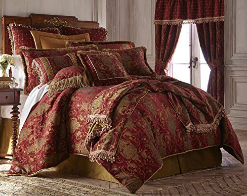 Sherry Kline China Art Red Piece California King Comforter Set (CHI R NE K)