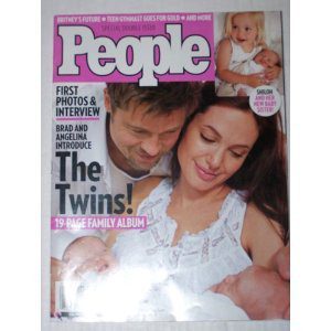 Brad Pitt & Angelina Jolie The Twins People Magazine August , Vivienne Marcheline and Knox Leon, Britney Spears, Teen Gymnast Goes for the Gold, Shiloh Pitt