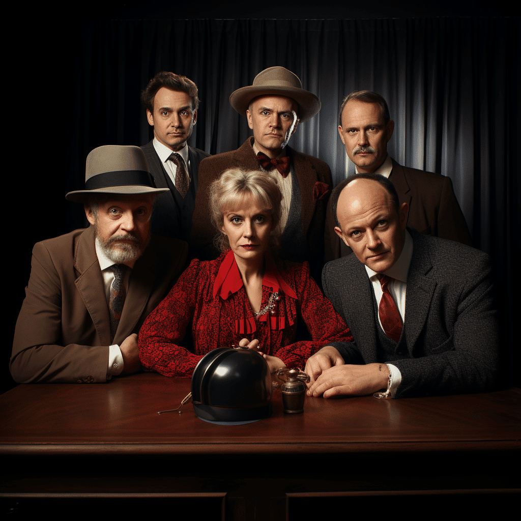 mystery murders cast