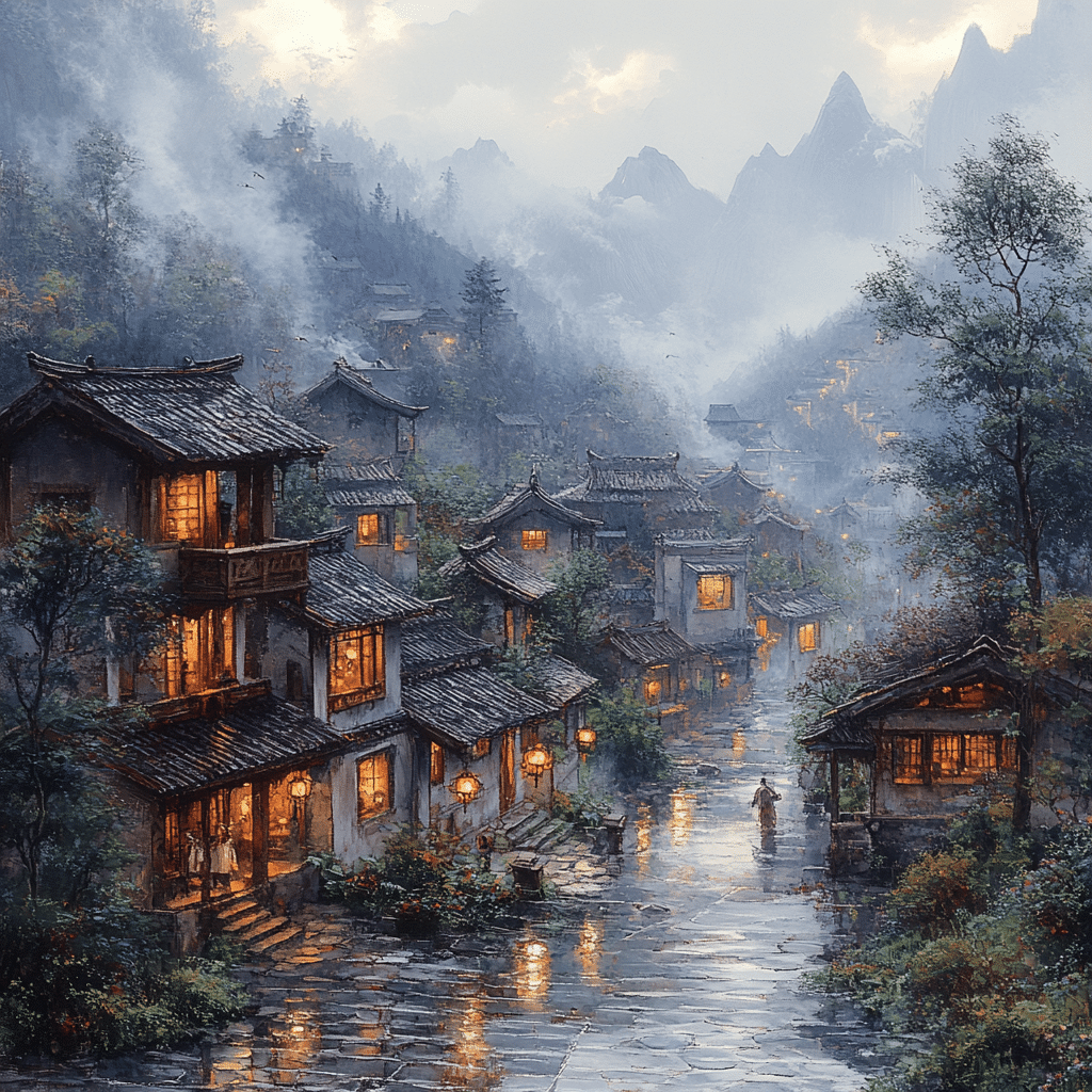 chinese village