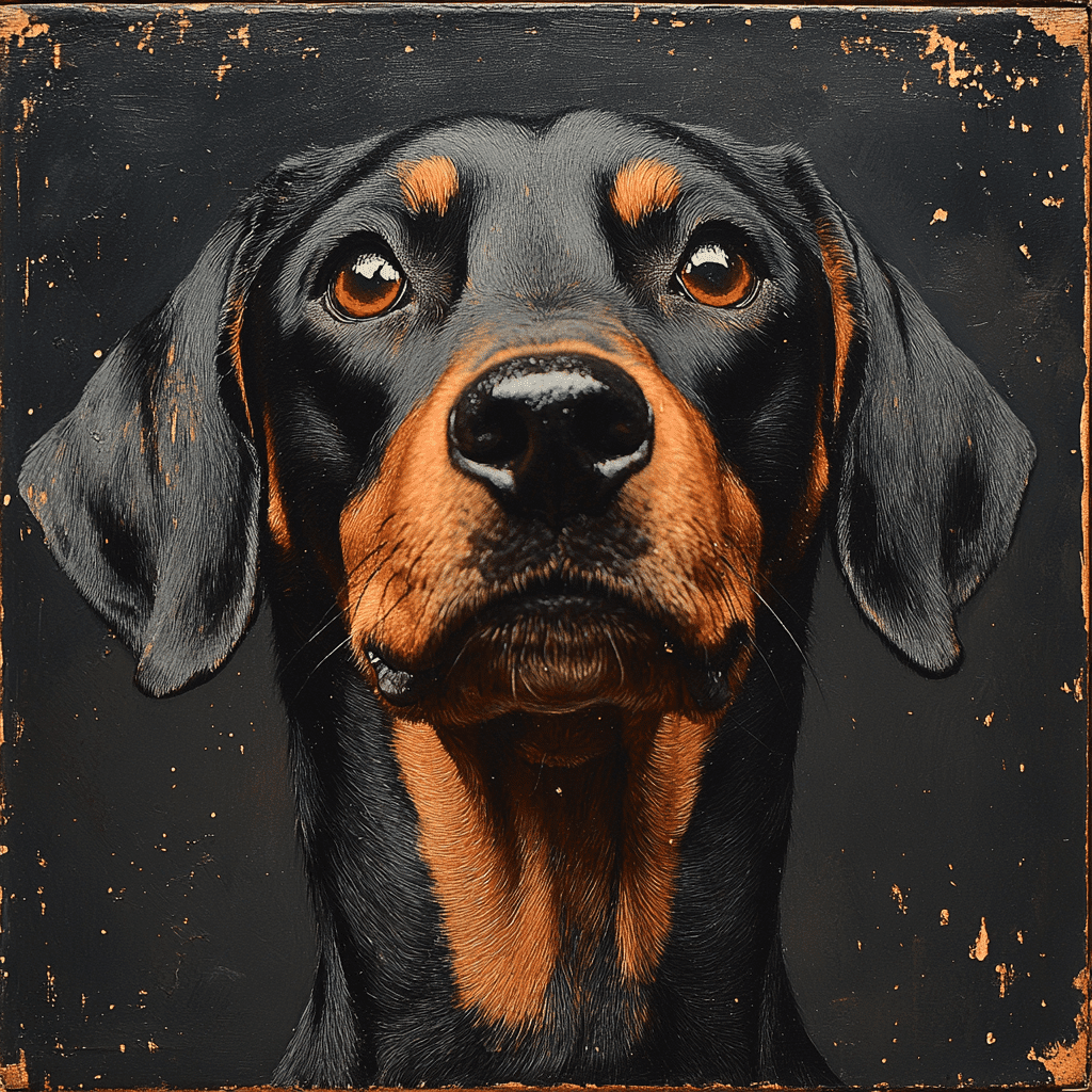 black and tan coonhound