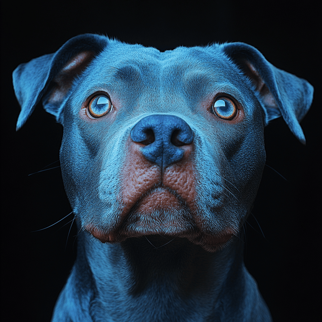 blue pitbull