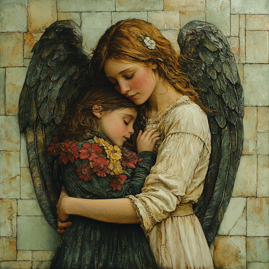 in the arms of an angel