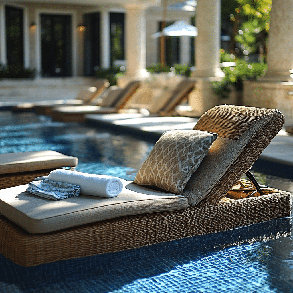 pool lounge chairs