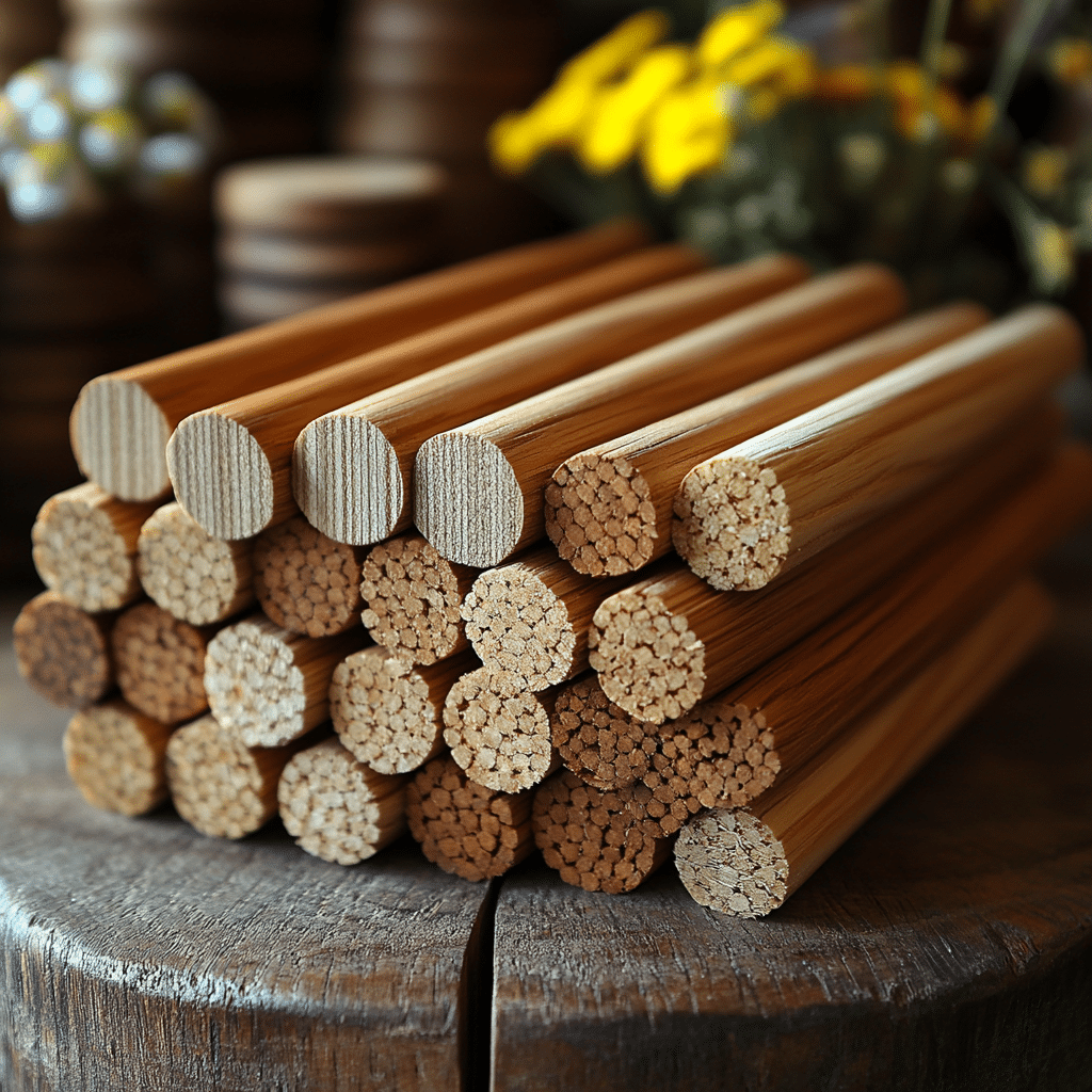 wooden dowels