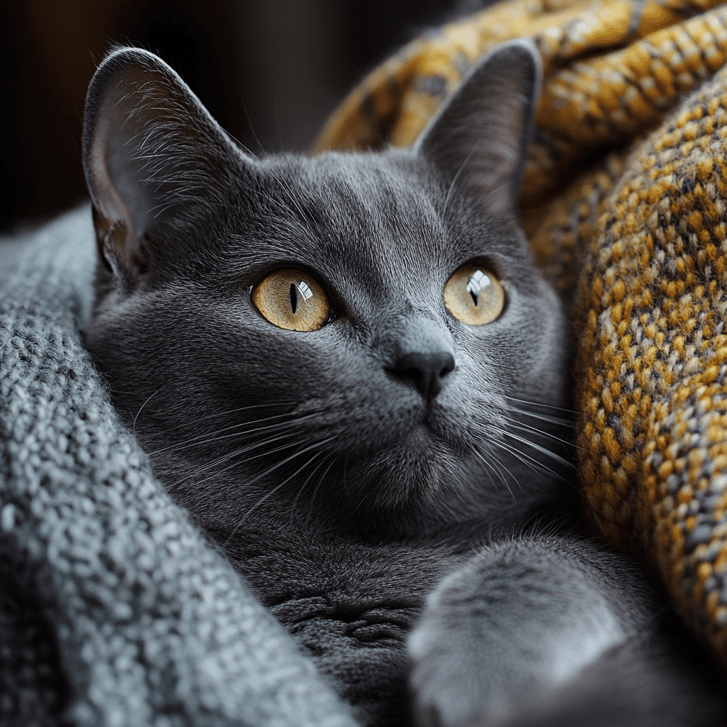 gray cat