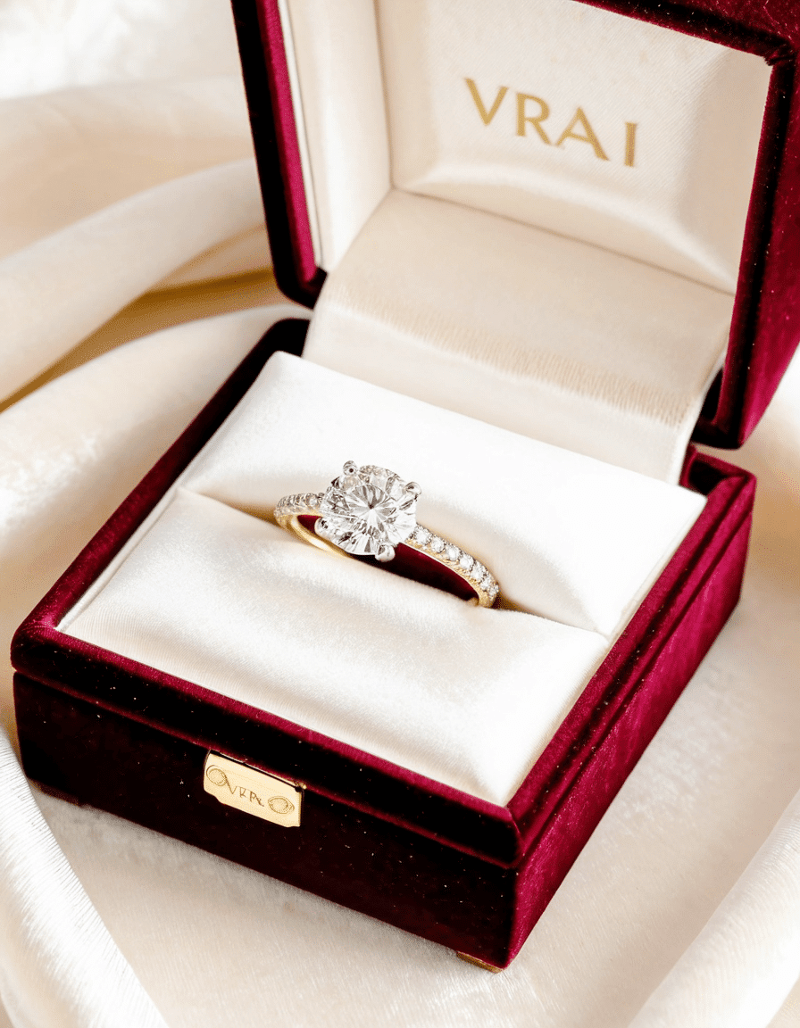 engagement ring vrai